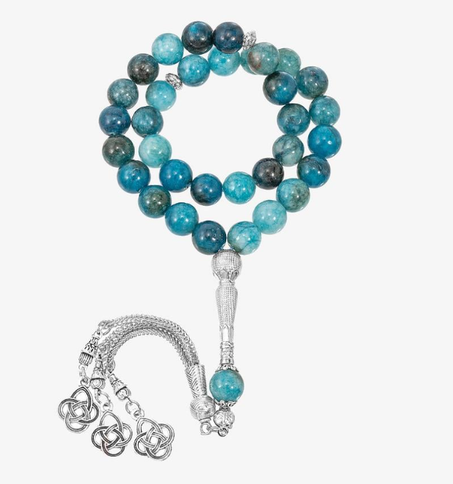 سبحة حجر طبيعي ابتايت فاخرة