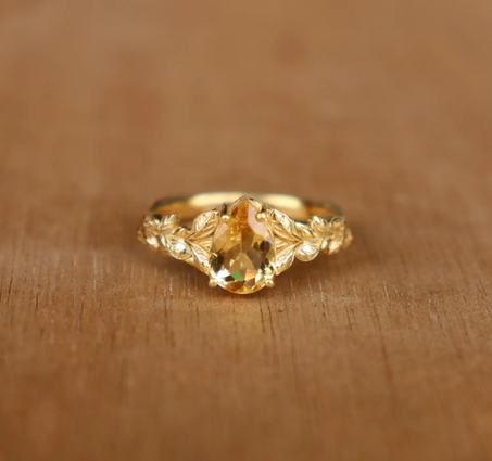 خاتم من حجر السترين الطبيعي، خاتم من حجر السترين المتدلي، خاتم من الفضة الإسترليني عيار 925، خاتم خطوبة، هدية عيد ميلاد لها، مجوهرات مطلية بالذهب عيار 18 قيراطًا