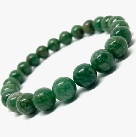 Bracelet en jade vert