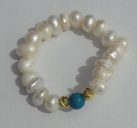 خاتم جوهر حر بلدي يتوالد مع حجر الفيروز