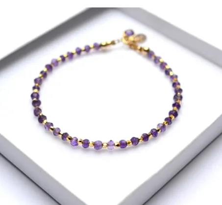 Bracelet en améthyste exquis
