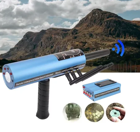 كاشف المعادن 30 متر عمق 6 هوائي نطاق 1200 متر كاشف الذهب والفضة الحساسة