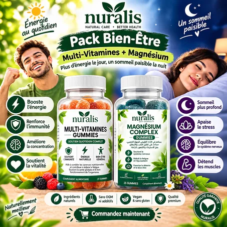Pack Gummies Multi-Vitamines + Magnésium Complexe