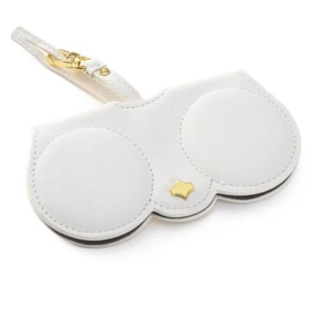 كيس صغير لحماية نظارت الشمس مصنوع من جلد البولي يوريتان