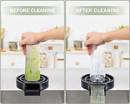 منظف الكاسات السحري