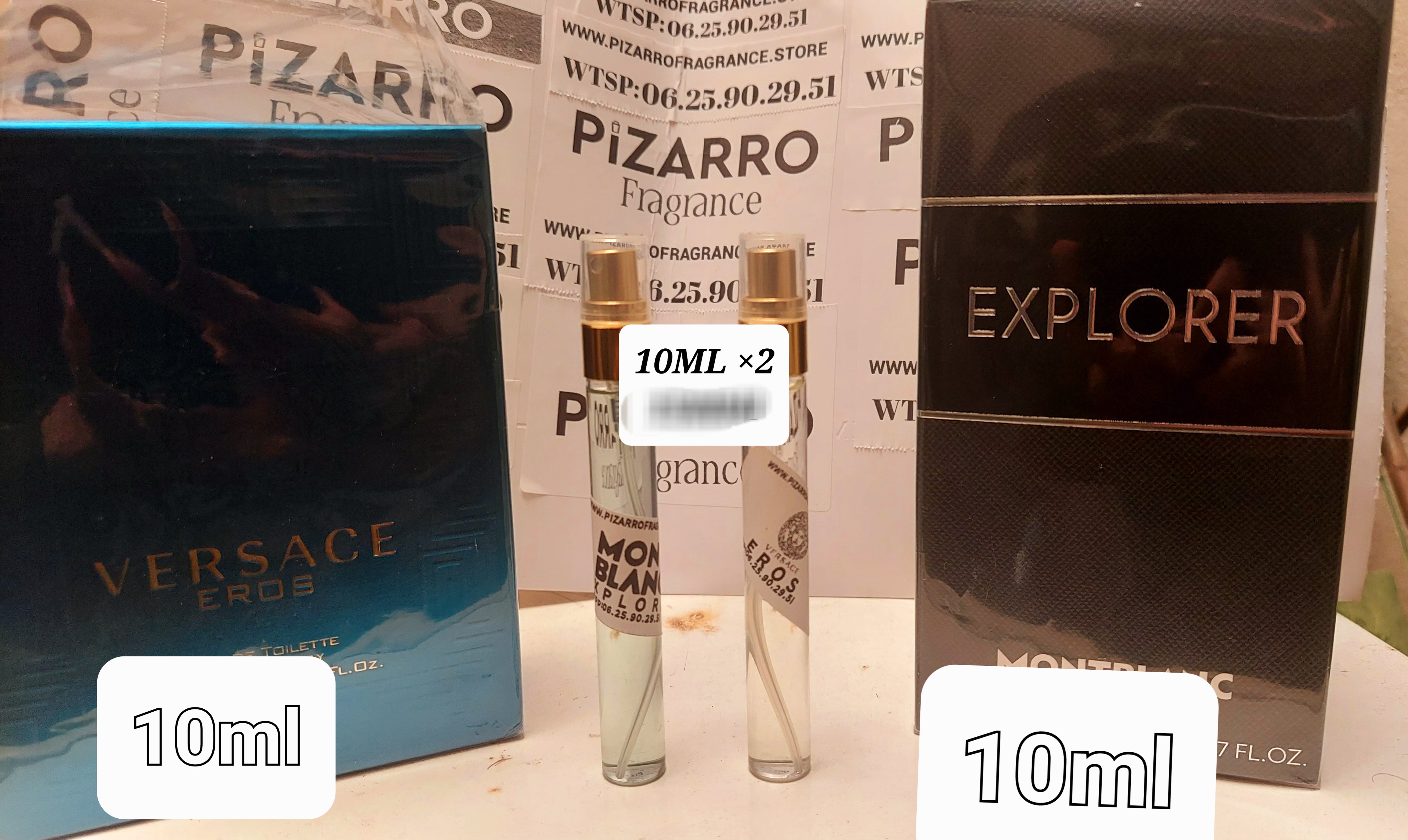 10ML VERSACE ORS + 10ML MONT-BLANC EXPL
