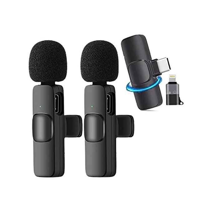 2 Micro Sans Fill pour Smartphones Type C- Idéal pour les Youtubeurs et les Vloggers & Live Stream