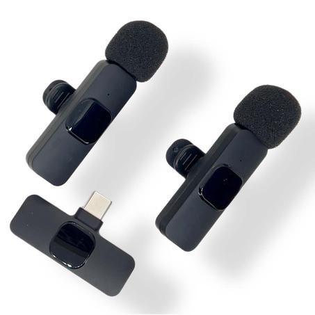 2 Micro Sans Fill pour Smartphones Type C- Idéal pour les Youtubeurs et les Vloggers & Live Stream