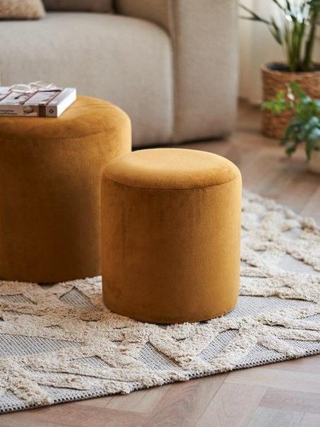 Pouf ronde anti tache