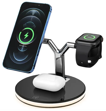 شاحن لاسلكي مغناطيسي 3 في 1