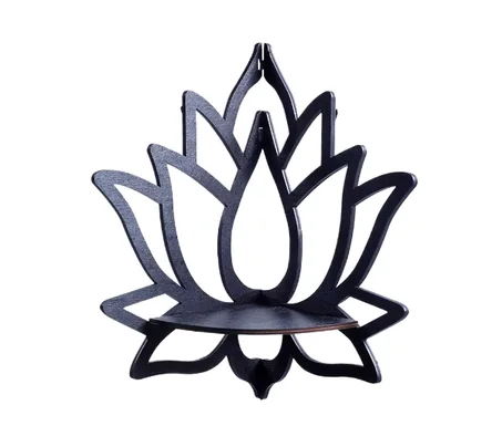 رف زاوية كريستال لوتس