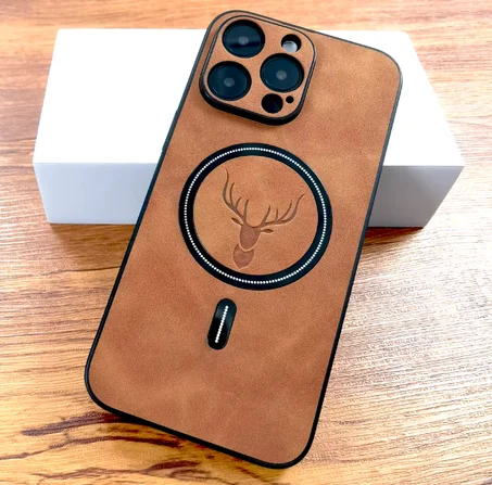 غطاء فاخر من جلد