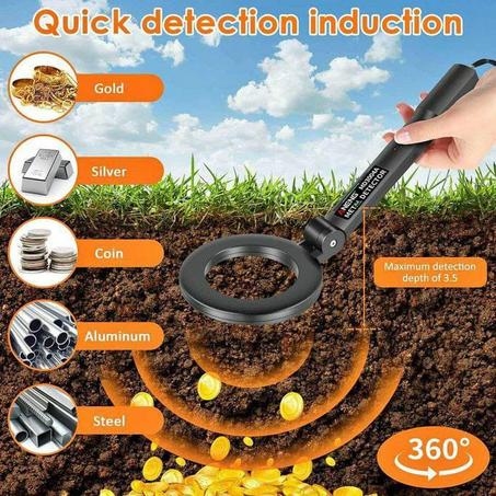 Détecteur de Métaux Étanche et Réglable