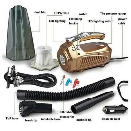 مكنسة كهربائية للسيارة 4 في 1