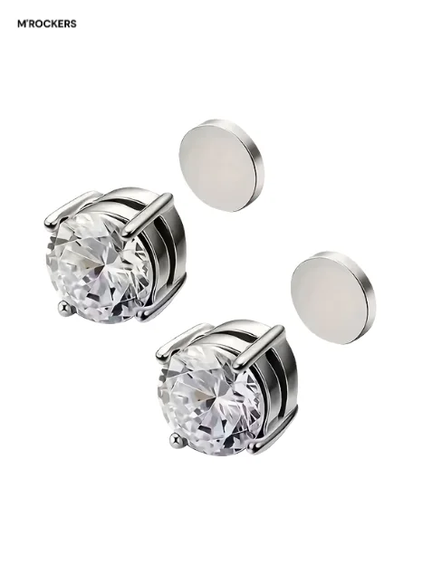 Pack 2 Magnetic Diamonds + 2 Boho earrings