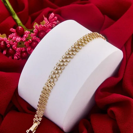 Luxury Gold Crystal Bracelet