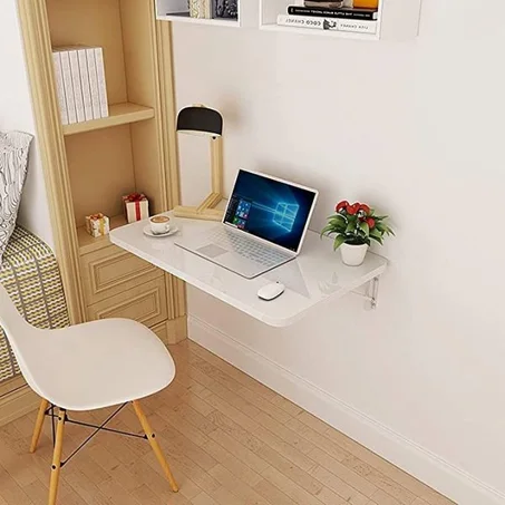 Bureau Murale Rabattable Moderne En Bois 70/40 CM