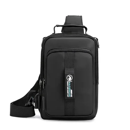 Sacoche Oxford imperméable multifonctionnel avec Sortie De charge usb pour hommes V3