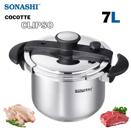 Cocotte Minute 7L SONASHI SPC-012--طنجرة ضغط 7 لتر سوناشي SPC-012