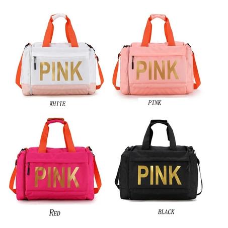 Cabas et Sac d'entraînement PINK grande capacité avec séparation sec et humide pour chaussures