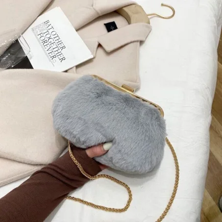 Sac en Fausse Fourrure pour Femme