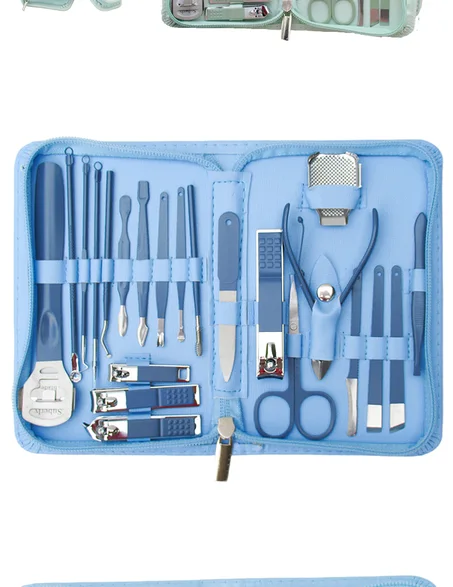 Ensemble de manucure et pédicure professionnels 22 pièces