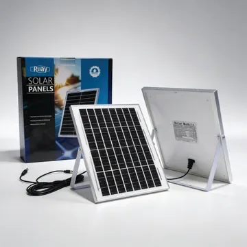 محطة طاقة شمسية محمولة مع 4 لمبات LED - الحل الأمثل للرحلات والطوارئ مع هدية مجانية