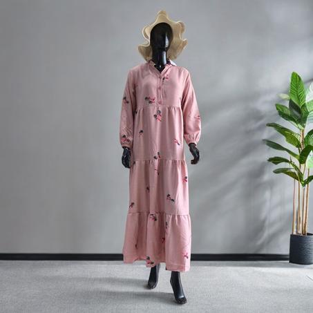 Robe fleurie broderie