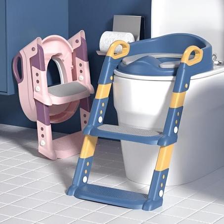 مقعد المرحاض مع السلم – الراحة والأمان لطفلك