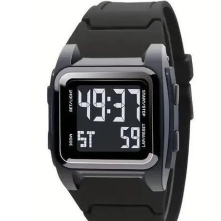 Montre Électronique pour Hommes à Grand Écran