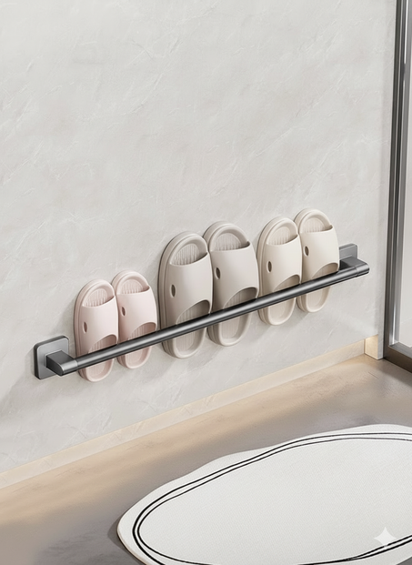 رف أحذية الحمام