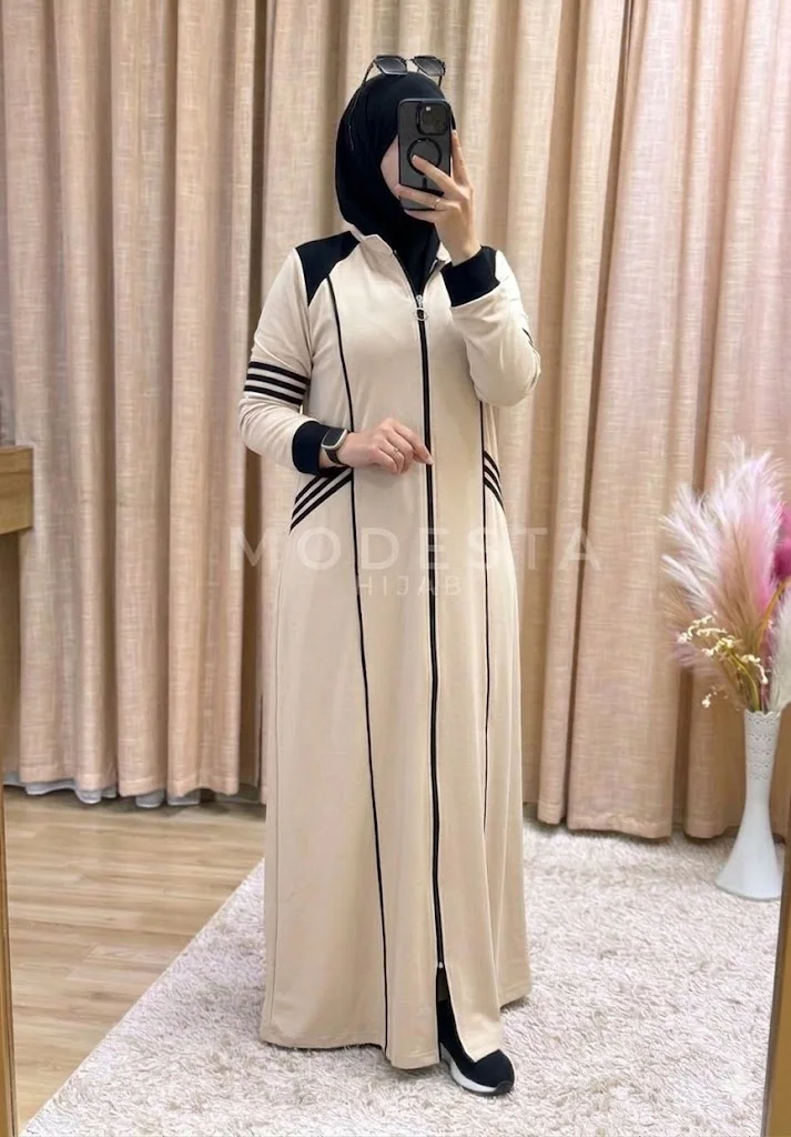 ✨ فستان رياضي طويل ومريح