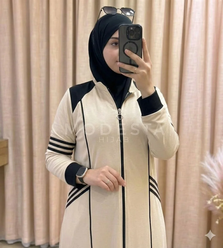 ✨ فستان رياضي طويل ومريح