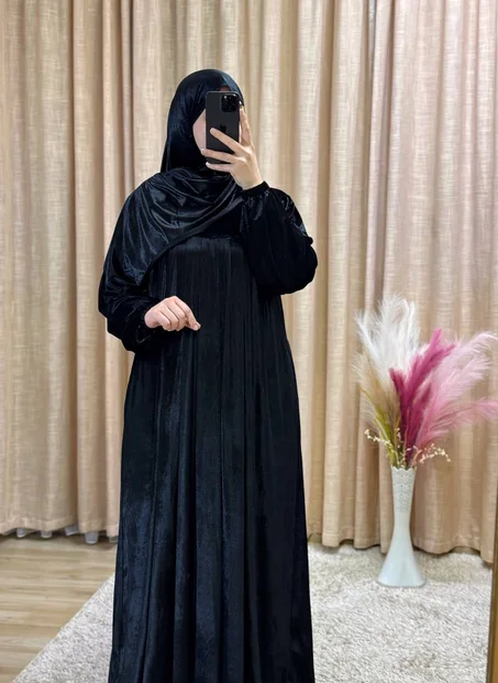 🕌 عباءات صلاة مع شال بتصميم مريح وأنيق