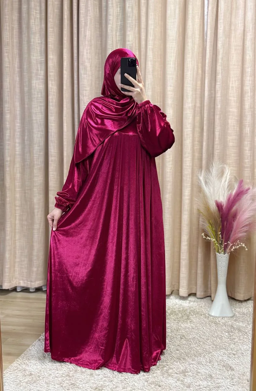 🕌 عباءات صلاة مع شال بتصميم مريح وأنيق