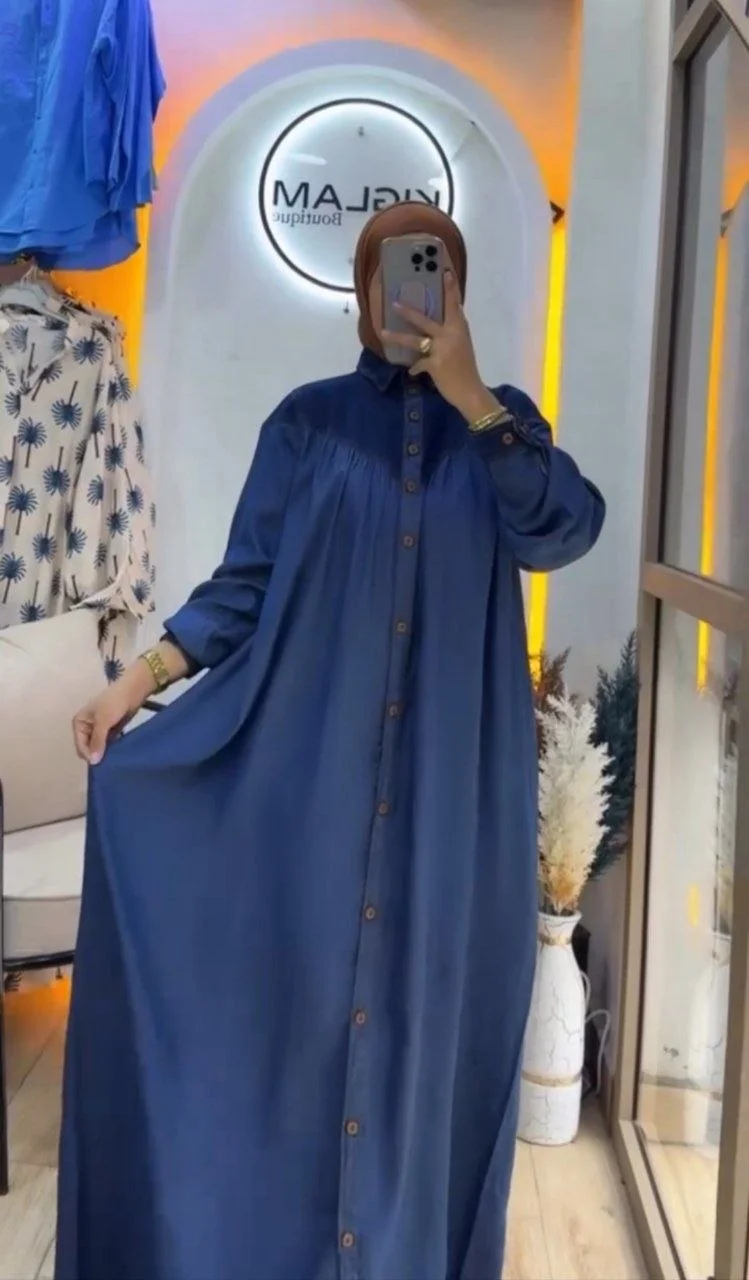 كسوة جينز أنيقة بالصديفات ✨