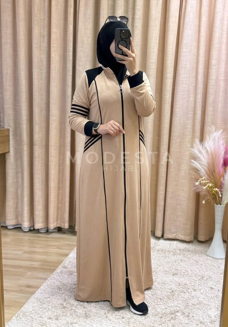 ✨ فستان رياضي طويل ومريح