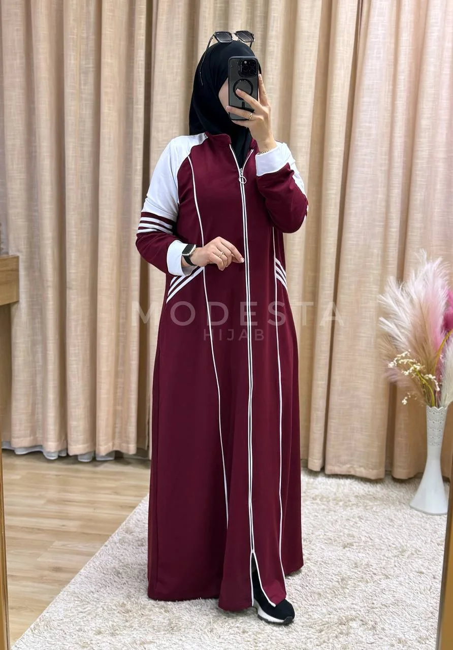 ✨ فستان رياضي طويل ومريح