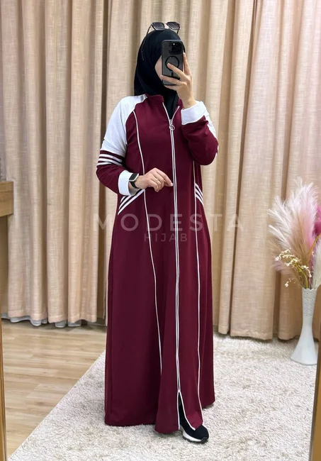 ✨ فستان رياضي طويل ومريح