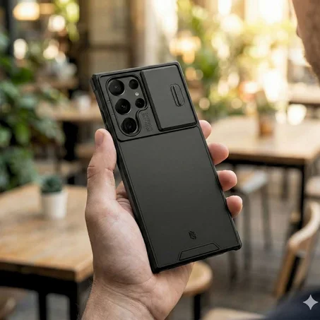 غطاء الحماية لسامسونج مع غطاء الكاميرا SCP