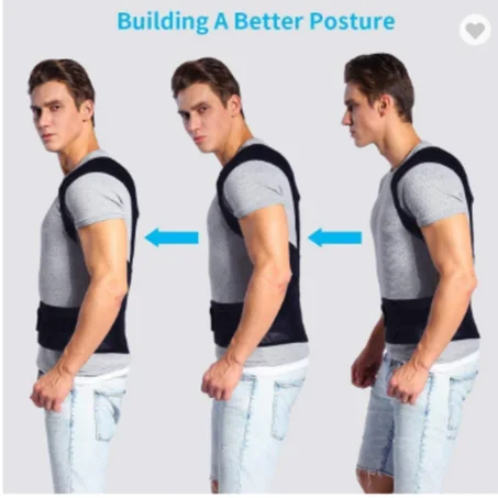 مشد الظهر  : الحزام الذي يصحح وضعية العمود الفقري                                             Back- Corset