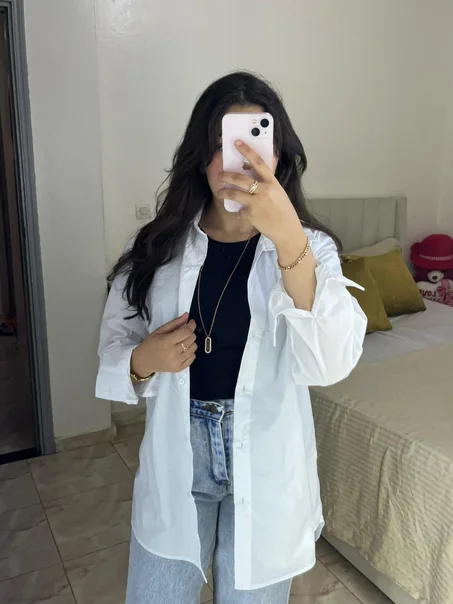 قميص نسائي بولو ابيض