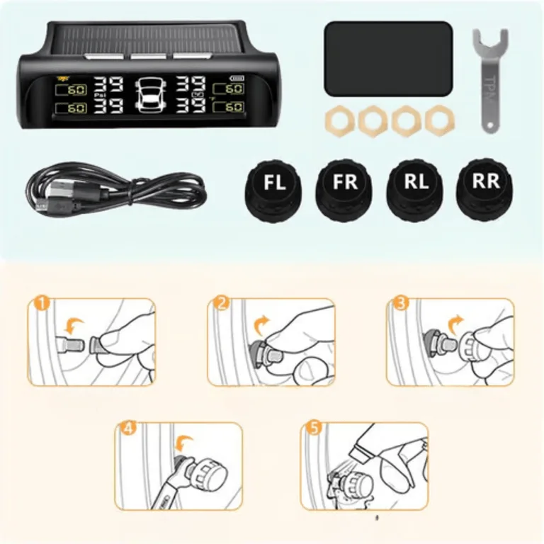 جهاز مراقبة  الإطارات السيارة الذكي