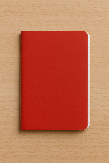 Chemise Cahier Petit Format Couleur Rouge