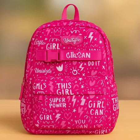 🎒 Sac à dos Unistyle Fuchsia – “This Girl Can”