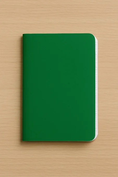 Chemise Cahier Petit Format Couleur Vert