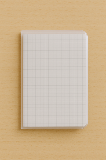 Chemise Cahier Petit Format Couleur Transparent