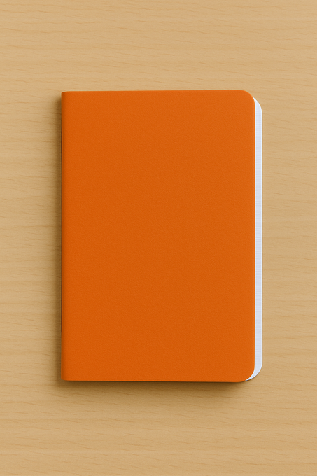 Chemise Cahier Petit Format Couleur Orange