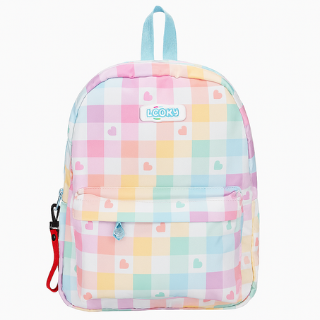 🎒 Cartable Looky Pastel Cœurs – CE2 à CM2