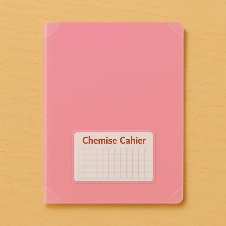 Chemise Cahier Petit Format Couleur Rose